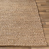 area rug jute hand woven natural no pile 