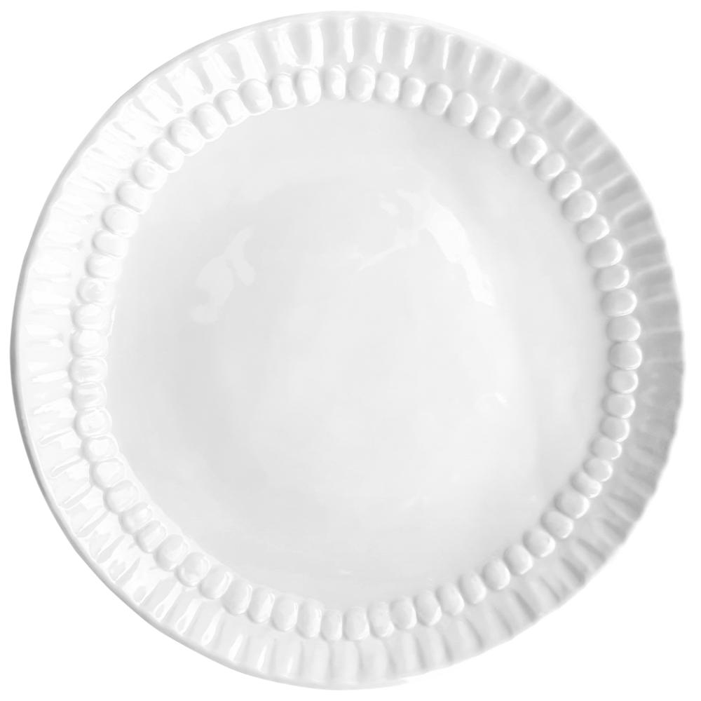 melamine dinner plate white