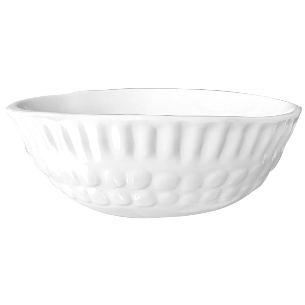 melamine soup cereal bowl white