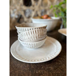 melamine soup cereal bowl cream