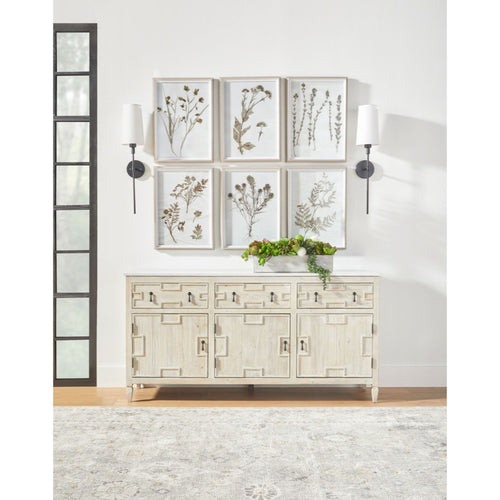 white wash reclaimed sideboard media cabinet transitional quartz top