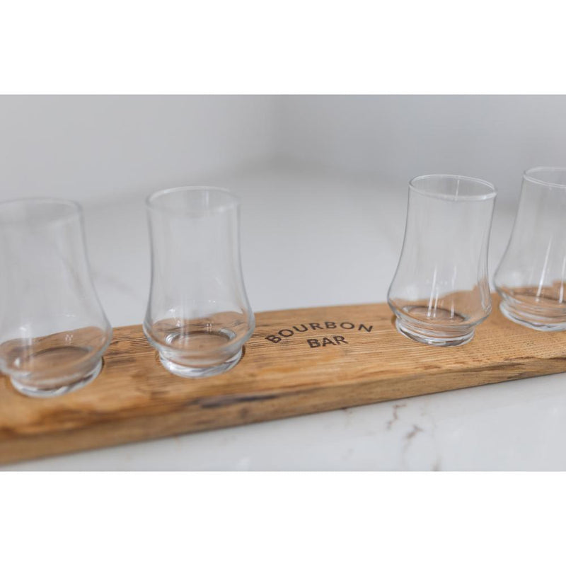 bourbon bar tasting flight glasses