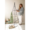 gunmetal iron Christmas tree frame 88" tall