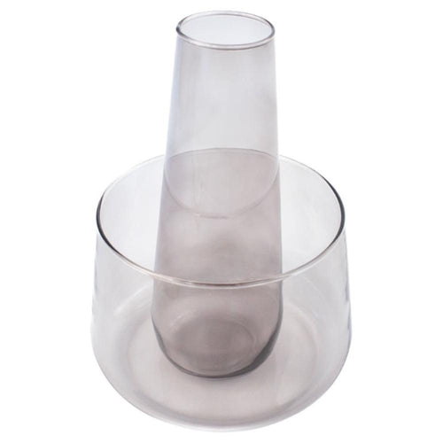 smoked blass modern carafe bowl