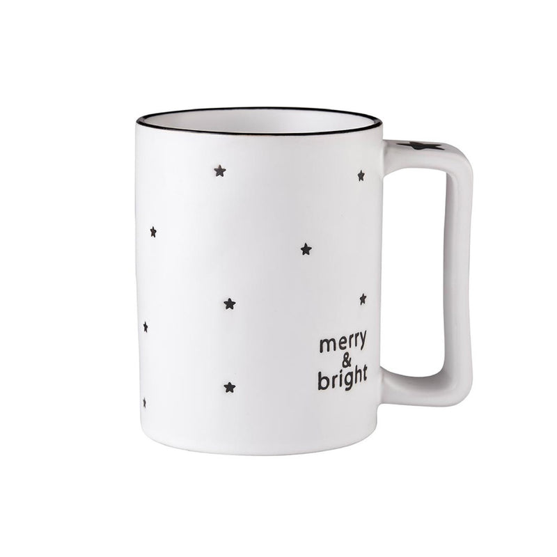 Holiday Merry & Bright Organic Mugs (set of 4)