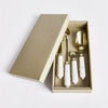 white marble gold cocktail accessories set