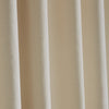 Stella Ivory Cotton Velvet Curtain Panel (size options)