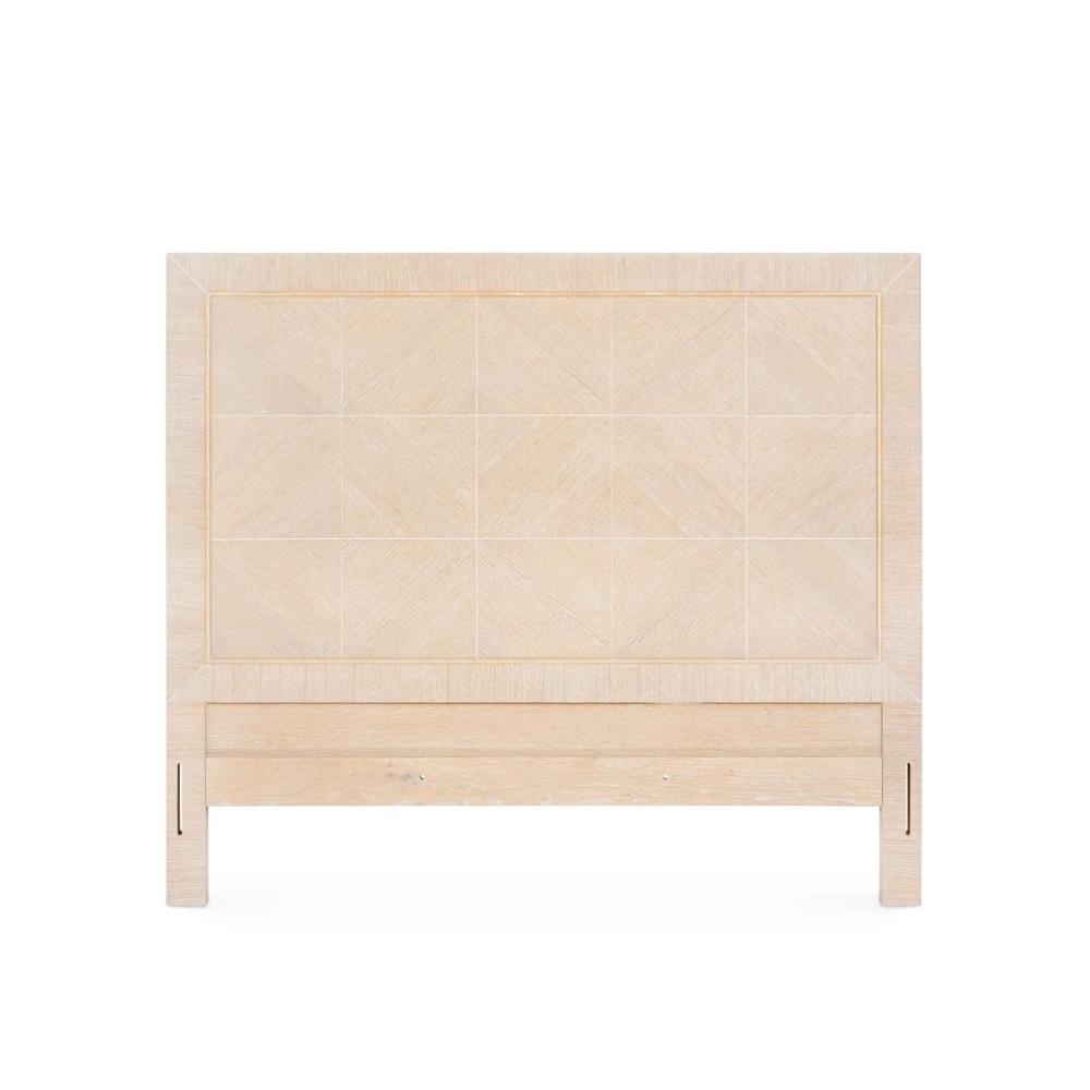 sandy oak herringbone pattern headboard 