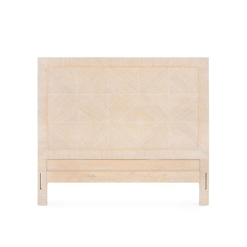 sandy oak herringbone pattern headboard 