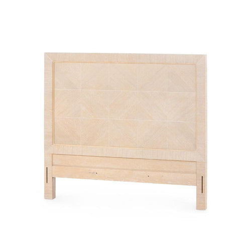 sandy oak herringbone pattern headboard 