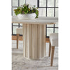 white wash reclaimed pine double pedestal dining table