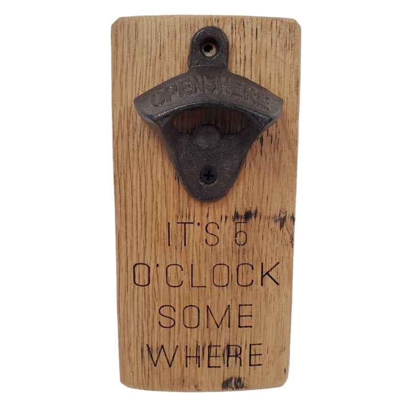 wood rustic bottle opener small