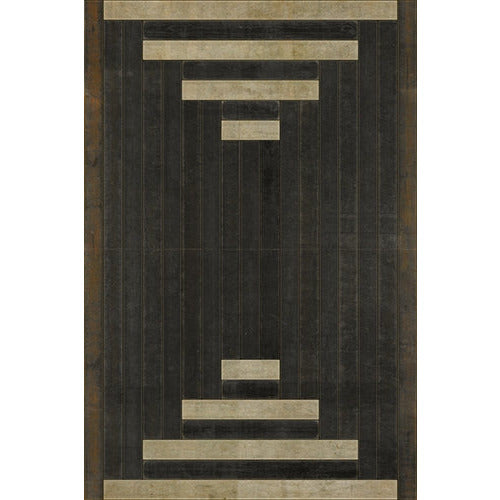 Spicher and Company Vintage Vinyl Floor Cloths Astraea Modern Area Rugs