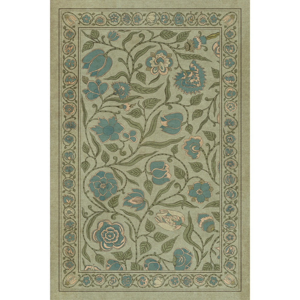 Antique Floral A Joy of Earth floor mat