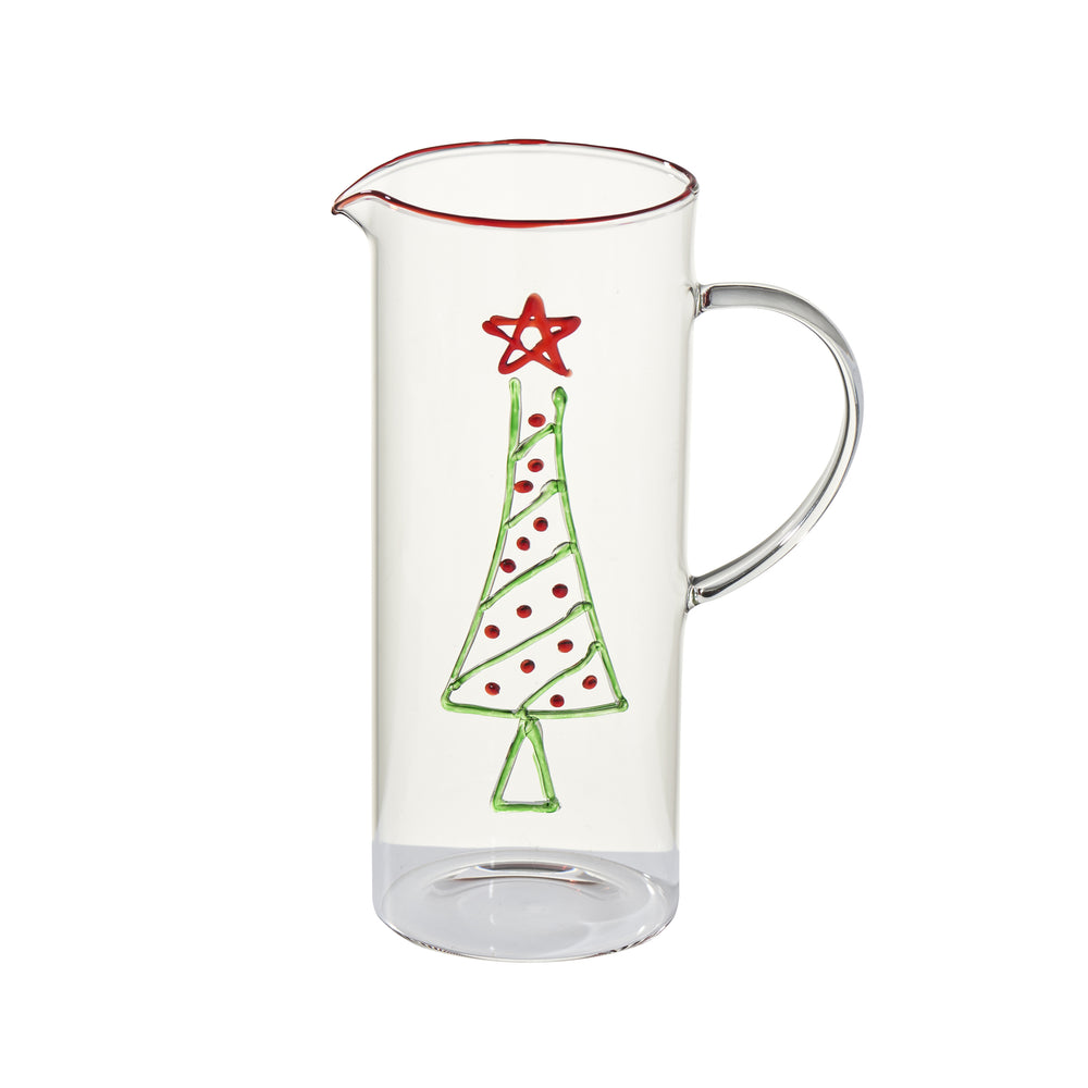 christmas tree pitcher