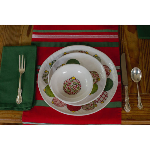 ornament salad plates