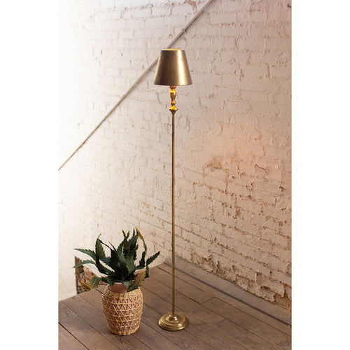 Antique Gold Floor Lamp