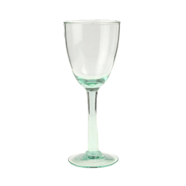 Unique Holiday Serveware - Stem Wine Glasses - Green Detail – BSEID