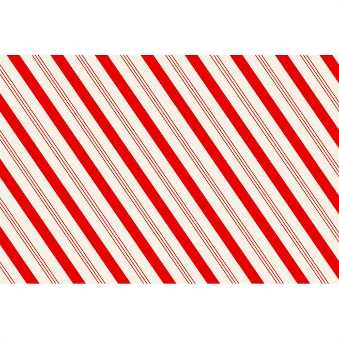 red white striped paper placemat table decor