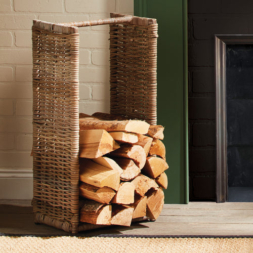 Rattan Log Basket - Tall